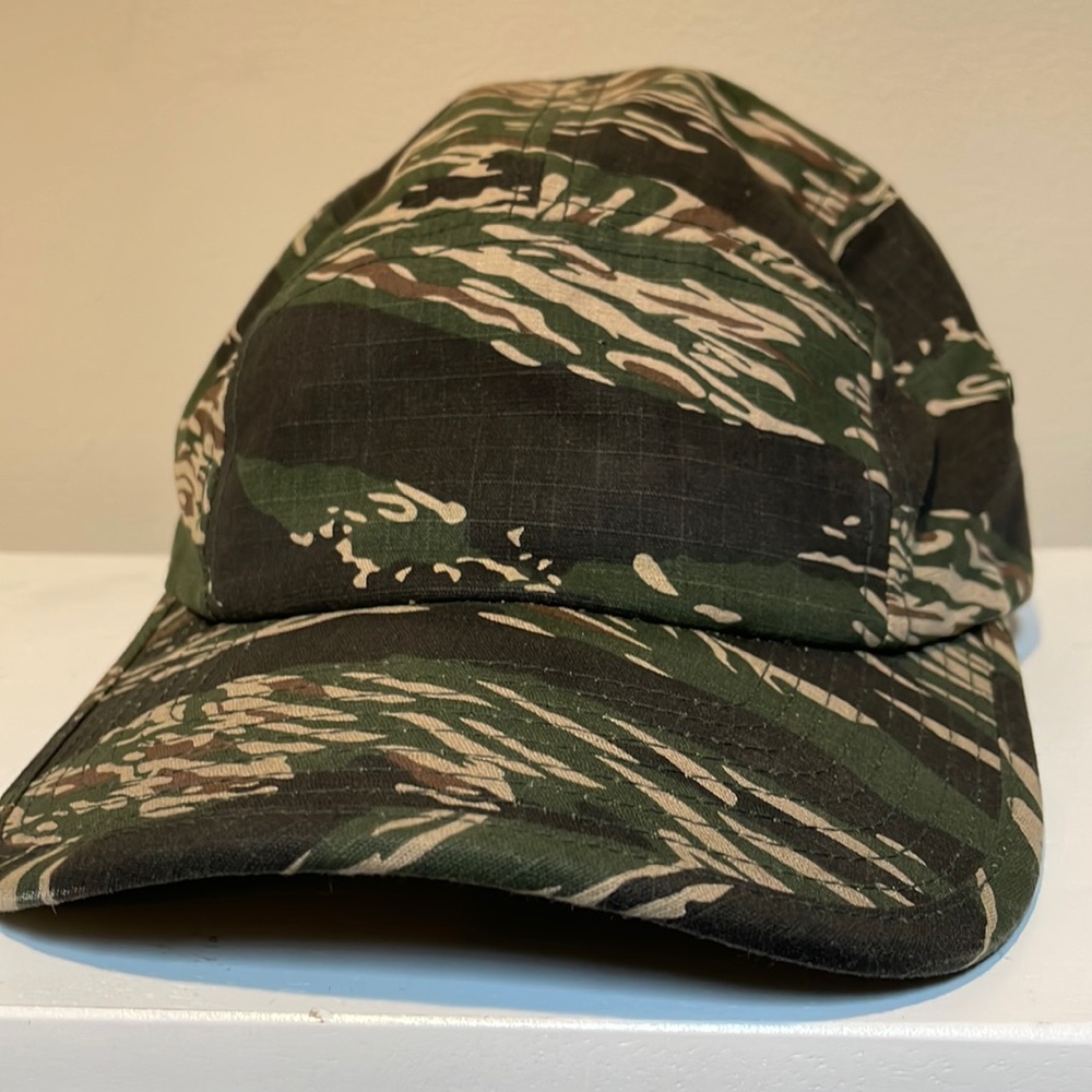 5 panel tiger camo hat classics hardcore beatdown camouflage low profile cap